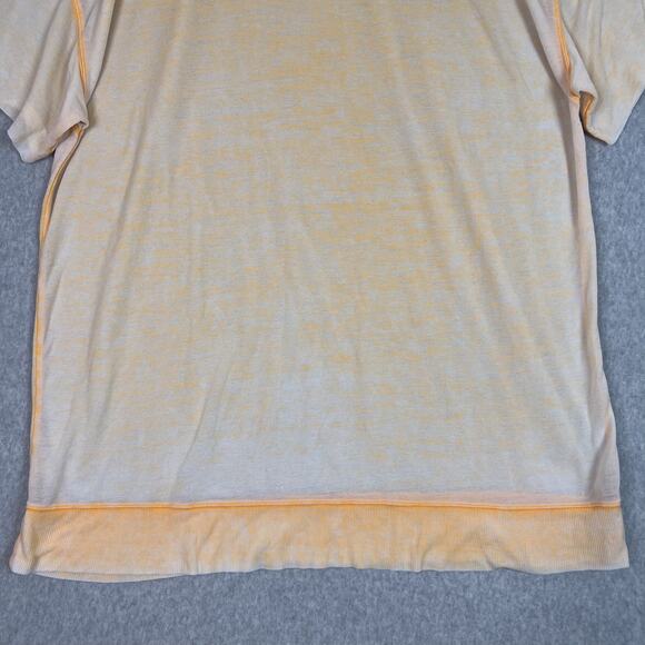 Free People Intimately Orange Cozy Cool Girl Lounge Oversized T Shirt Size Large - Picture 3 of 8